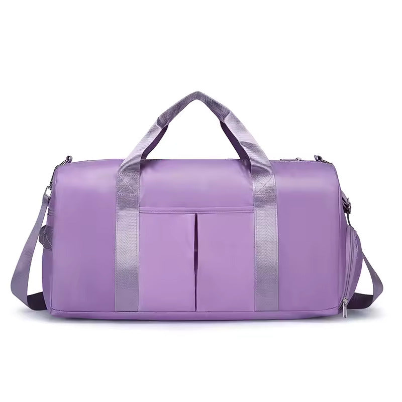 Scarlett purple gym bag