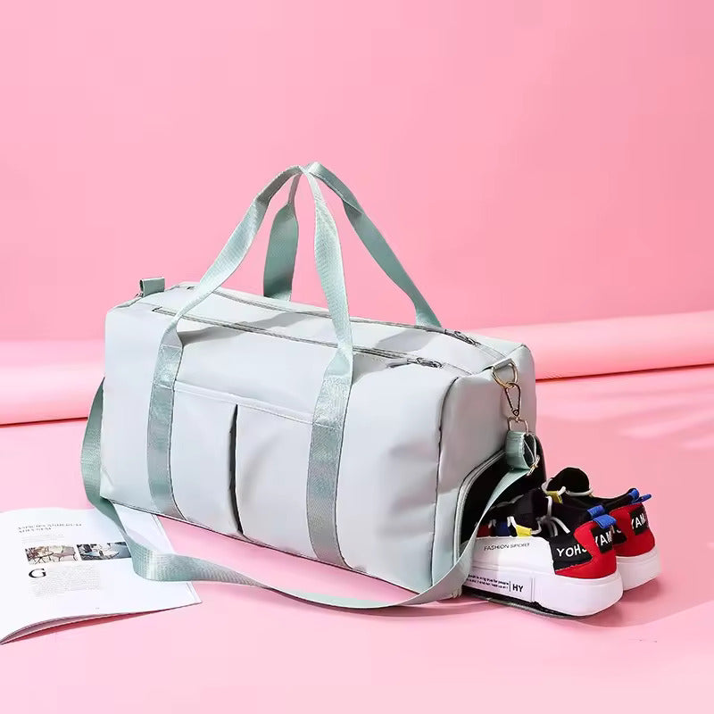 Summer grey gym bag